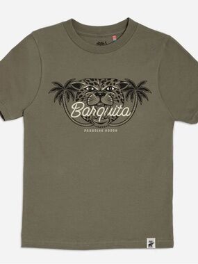Paradise Goods Barquita Olive Graphic Tee NWT